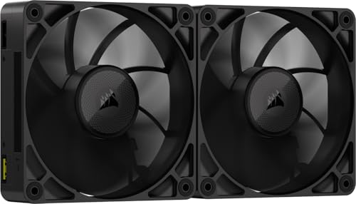 Corsair Icue Link Rx140 Max 140Mm Pwm Ventaglio Spessos Con Icue Link System Hub – Alta Pressione Statica – Polimero A Cristalli Liquidi – Cuscinetto 