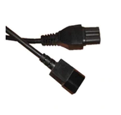 Microconnect Pe011400 Cavo Di Alimentazione Nero 2,5 M Accoppiatore C14 Accoppiatore C15