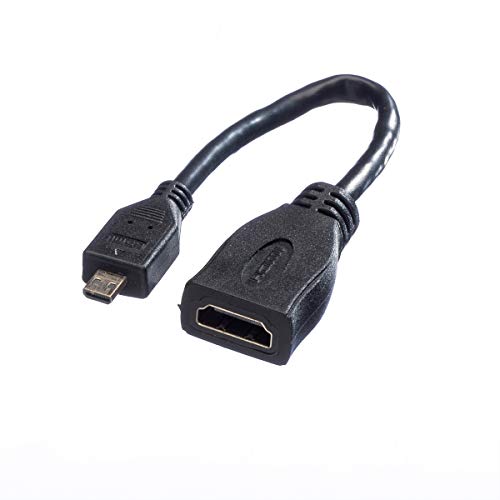 Value Cavo Hdmi High Speed Con Ethernet Hdmi Femmina/Micro Hdmi M 0,15M
