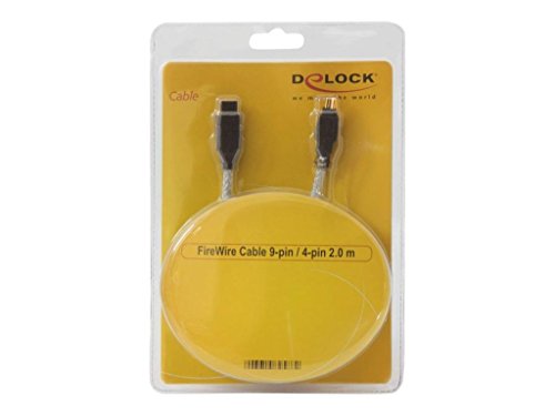Delock Firewire A/B, 2.0M Grigio 2 M