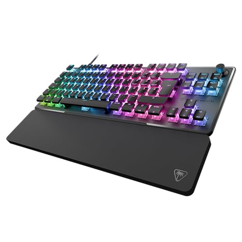 Turtle Beach Vulcan Ii Tkl Pro - Magnetisch-Mechanische Rgb-Gaming-Tastatur, Analogico Halleffekt-Schalter, Medientasten, Handballenauflage, Aluminium