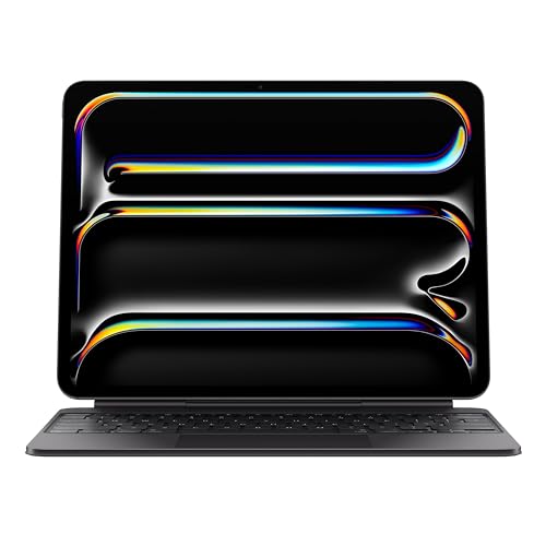 Apple Magic Keyboard Per Ipad Pro 13" (M4), Comodissima Per Scrivere, Trackpad Integrato, Tasti Funzione, Danese - Nero