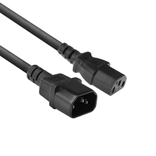 Advanced Cable Technology C13 - C14, 5M 5M Accoppiatore C13 Accoppiatore C14 Nero Cavo Di Alimentazione