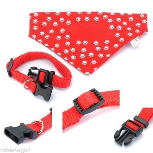 Gadgetsforyou! Collare Con Bandana Fazzoletto Regolabile Per Cane Cani Tutte Le Taglie Fashion