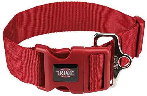 Trixie Premium Collare Tg. L-Xxl 55-80 Cm. / 50 Mm. Rosso