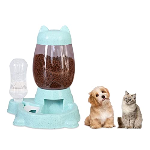 Rmy-Distributore Automatico Di Acqua & Cibo, Alimentatore Automatico Per Cani Gatti , Distributore Automatico Di Cibo/Acqua Per Cani, Gatti E Animali
