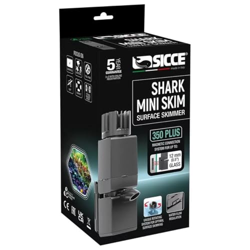 Sicce Shark Mini Skim 350 Plus Schiumatoio Di Superficie Per Acquario Marino
