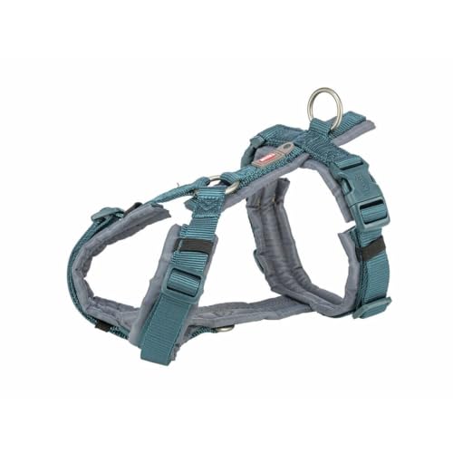 Trixie Imbracatura Per Cani Premium Trekking Petrol Blu/Grafite Grigio