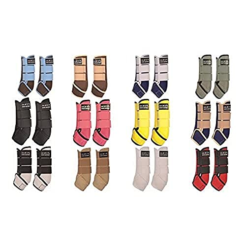 Hkm Softoprengamaschen-Colour Piedi Stivali, Neoprene, Bianco, 14.33 Cm