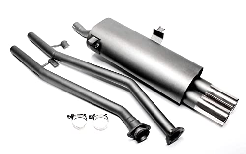 Terminale Di Scarico 2X76 Per Bmw Serie 3 E30 4Cyl.