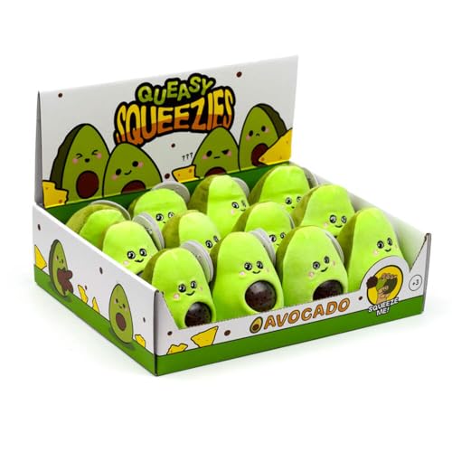 Puckator Queasy Squeezies - Peluche A Forma Di Avocado