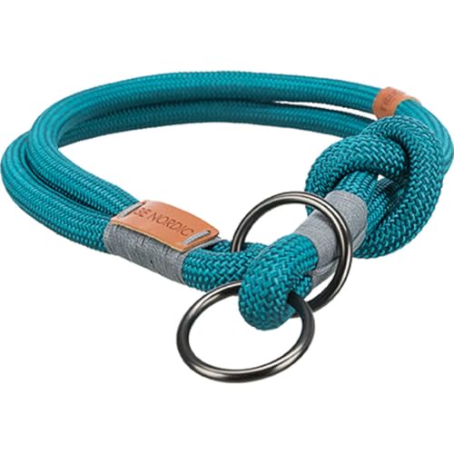 Trixie Halsband Hond Be Nordic Halfslip Petrol Lichtgrijs