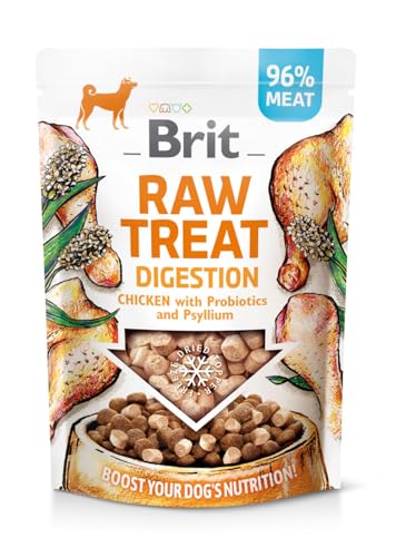 Brit Raw Treat Digestione. Trattamento Liofilizzato E Topper. Pollo, 40 G
