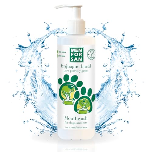 Menforsan Collutorio Anti-Tartaro Per Cani E Gatti, 500 Ml