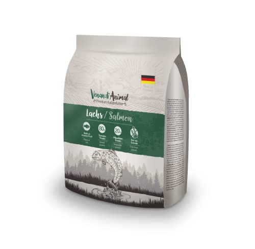 Venandi Animal Salmone Come Mangime Secco, Senza Cereali, 300 G