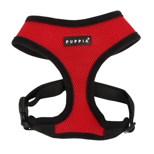 Puppia Pdcf-Ac30 / Red / S - Pettorina Morbida Per Cani, Rosso, S, 1 Pezzo