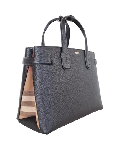 Burberry Borsa A Mano Con Tracolla Donna 8068549 Banner Media Nero