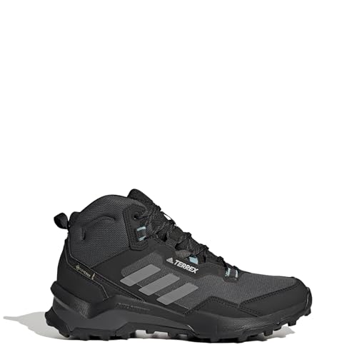 Adidas Terrex Ax4 Mid Gtx, Scarpe Da Trekking Donna, Cblack/Grethr/Minton, 36 Eu