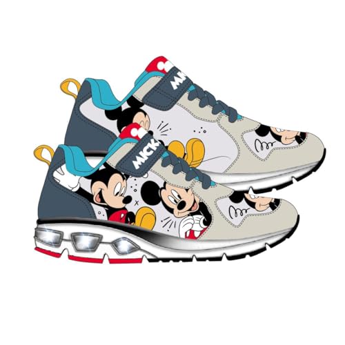 Cerdá Life'S Little Moments Sneakers Da Bambino Luci Led Interattive Suola Mickey In Tpr, Scarpe Da Ginnastica, Multicolore, 27 Eu
