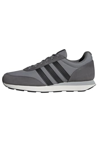 Adidas Run 60S 3.0 Leather Shoes, Scarpe Uomo, Grey Three/Grey Four, 45 1/3 Eu