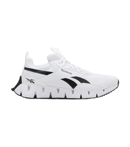 Reebok Zig Dynamica Str, Sneaker Unisex-Adulto, Ftwwht/Dynred/Palblu, 41 Eu