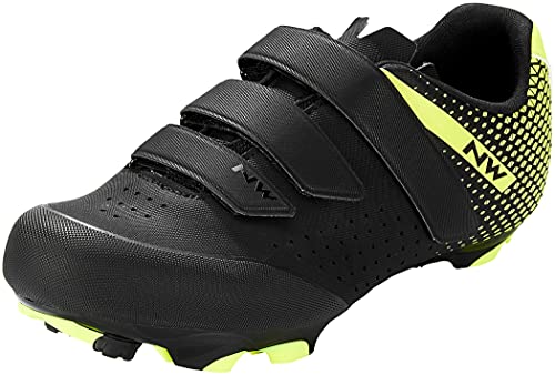 Northwave X, Scarpe Da Fitness Uomo, Black Yellow Fluo, 40 Eu