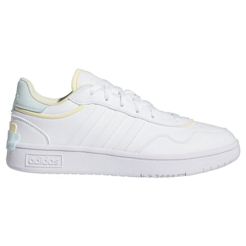 Adidas Hoops 3.0 Se Shoes, Scarpe Donna, Cloud White/Easy Yellow/Halo Mint, 40 Eu