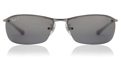 Ray Ban Rb3183 Top Bar Polarizzati 004/82 Nuovi Uomini Occhiali Da Sole, Grigio, 63