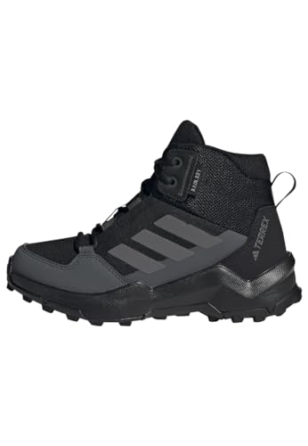 Adidas Terrex Ax4R Mid Rain.Rdy Hiking Shoes, Scarpe Da Trekking Unisex-Adulto, Core Black/Grey Four/Grey Six, 37 1/3 Eu