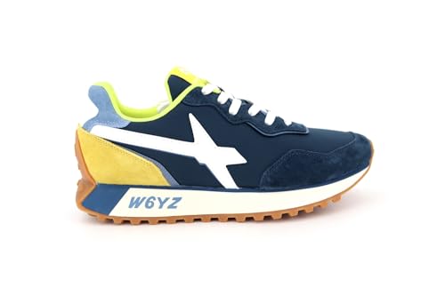 W6Yz Jet2-Uni, Scarpe Con Lacci Unisex-Adulto, Bluette-White-Yellow, 43 Eu