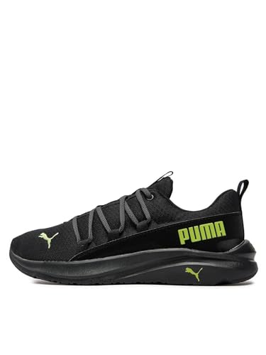 Puma Softride, Stivale Basso Uomo, Nero Lime Pow Cool Grigio Scuro, 45 Eu