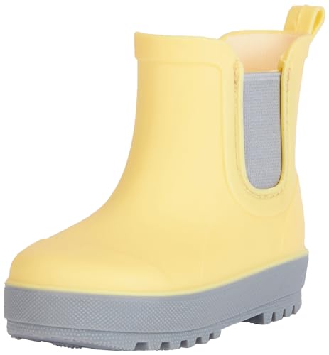 Playshoes Regenstiefel, Stivali In Gomma Unisex-Bambini, Tpe Giallo, 24 Eu