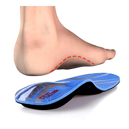 Pcssole Solette Ortopediche Supporto Per Arco Plantare, Sport Solette Scarpe Per Piedi Piatti, Fascite Plantare, Dolore Al Tallone,Per Uomo E Donna Bl