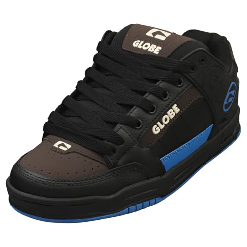 Globe Tilt - Scarpe Da Skate Da Uomo, Colore: Nero/Marrone/Cobalto, 40, Nero/Marrone Chiaro/Cobalto, 40.5 Eu