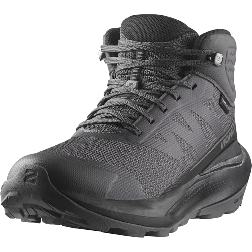 Salomon Elixir Tour Mid Scarpe Impermeabili Da Trekking Da Donna, Comfort Ottimale, Rullata Morbida, Impermeabilità E Protezione Dagli Elementi, Aspha