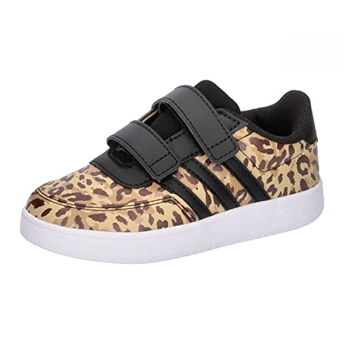 Adidas Breaknet 2.0 Shoes Kids, Sneakers Unisex - Bimbi 0-24, Core Black Core Black Pulse Lime, 25.5 Eu