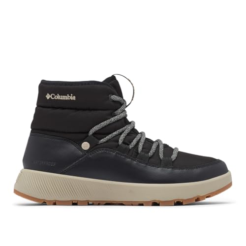 Columbia Slopeside Village Omni-Heat Mid, Stivali Da Neve Donna, Black/Silver Sage 2024 , 38.5 Eu