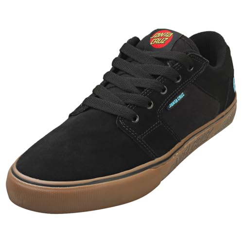 Etnies Barge Ls X Santa Cruz - Scarpe Da Skate Da Uomo, Nero/Gomma, 43 Eu