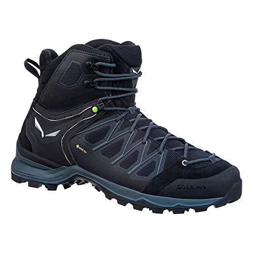 Salewa Ms Mountain Trainer Lite Mid Gore-Tex, Scarpe Uomo, Black/Black, 45 Eu