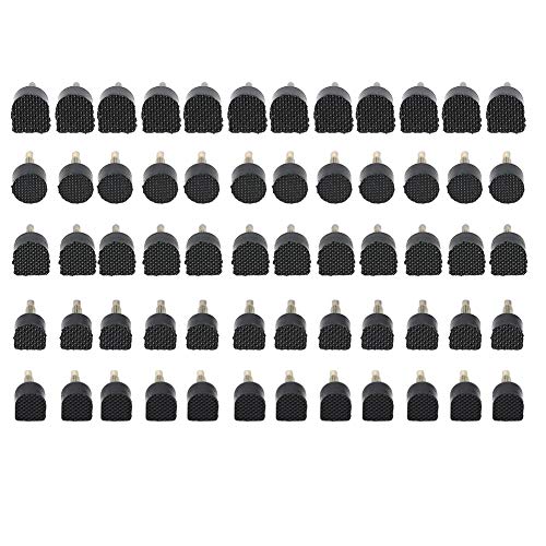Riparazione Caps Tacco Kit - 60Pcs (5 Formato Differente) High Heel Shoe Repair Tips Rubinetti Spine Ascensori Sostituzione