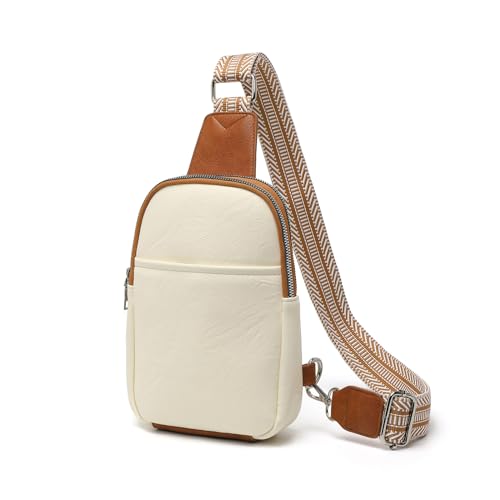 Miss Lulu Lb2356 Bg/Bn, Marsupio Da Donna, Beige, Taglia Unica