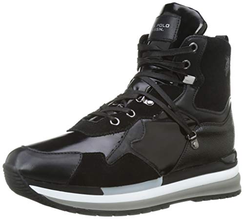 U.S. Polo Assn. Carry, Scarpe Con Lacci Donna, Blk, 41 Eu