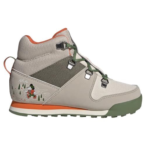 Adidas Terrex Disney Snowpitch Cold.Rdy Winter Shoes, Scarpe Da Trekking, Wonder Beige/Olive Strata/Orange, 30 Eu