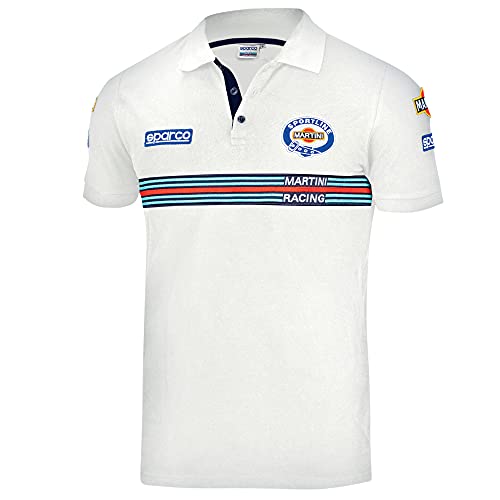 Sparco Martini Racing Polo Shirt, Multicolore, 42/50 Eu