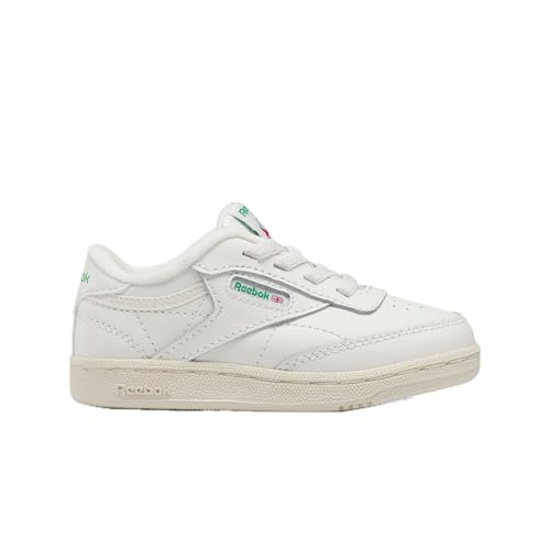Reebok Club C, Sneaker, Chalk/Chalk/Glegrn, 35 Eu