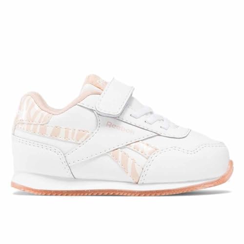 Reebok Royal Cl Jog 3.0 1V, Sneaker Bimba 0-24, Ftwwht/Bon/Pinstu, 19.5 Eu