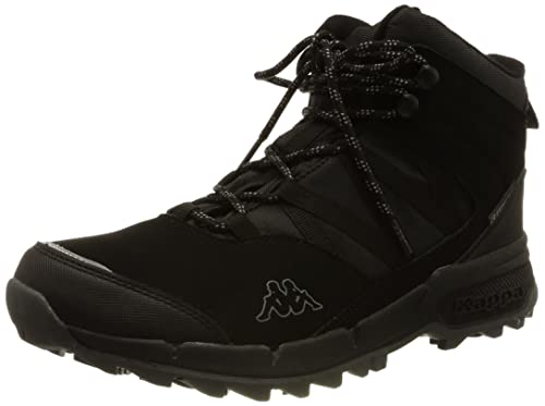 Kappa, Winter Boots,Trekking Shoes Uomo, Black, 45 Eu