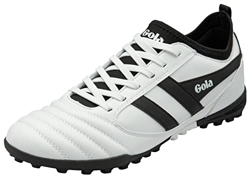 Gola Ceptor Turf, Scarpe Da Football Uomo, Bianco E Nero, 44 Eu