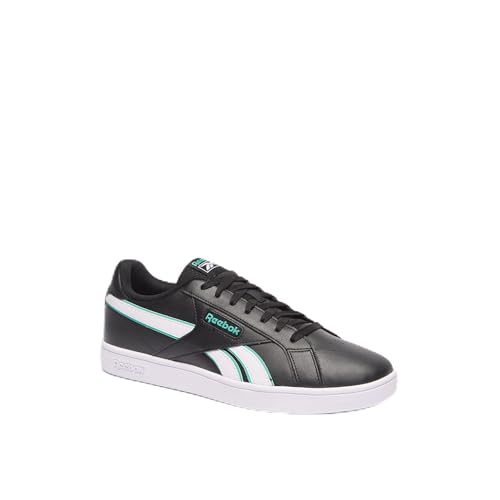 Reebok Court Retro, Sneaker Unisex-Adulto, Black/White/Unleashedgreen, 34.5 Eu