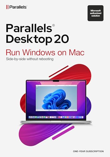 Parallels Desktop 20, Esegui Windows Su Mac, 1 Anno, Consegna Postale